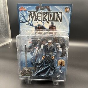 Merlin‎ The Taliesen Action Figure Action Toys 1999 Retro Lady Pendragon In Box
